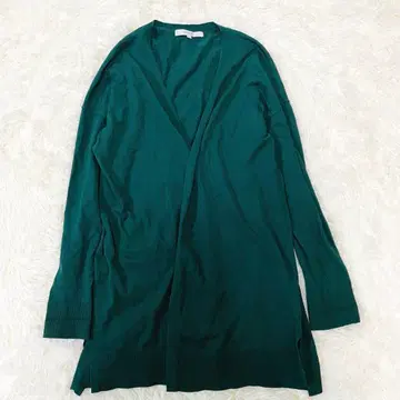 UNTITLED 언타이틀 롱 가디건 다크 그린 L