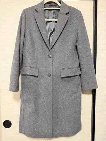 UNIQLO 그레이 롱 코트