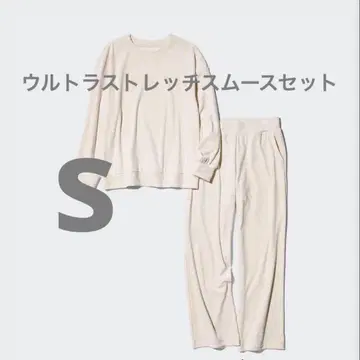 UNIQLO 울트라 스트레치 스무스 세트 S 화이트