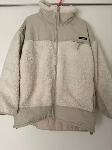 베이지 플리스 자켓 niko and -