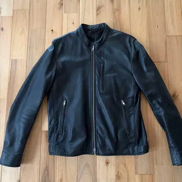 JOURNAL STANDARD 블랙 가죽 싱글 라이더 자켓 M