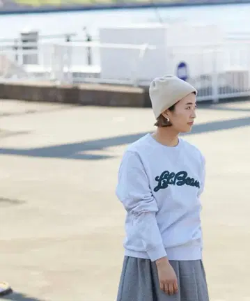 L.L.Bean 엘엘빈 그레이 맨투맨 트레이닝복