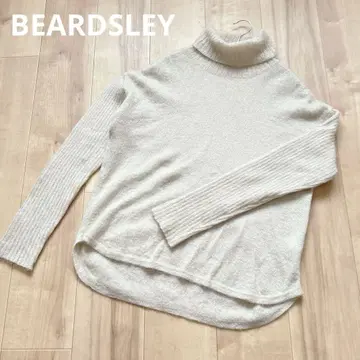비어즐리 beardsley 모헤어 울 혼방 터틀넥 니트 긴팔 F