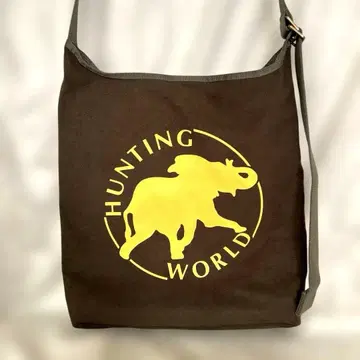 [ HUNTINGWORLD ] 헌팅월드 브라운 숄더백