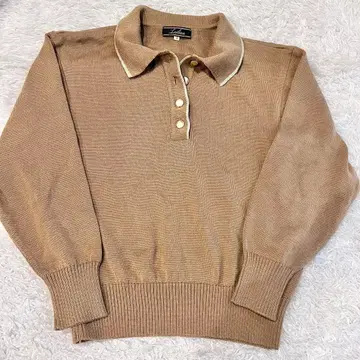 레리안 니트 피케 셔츠 브라운 9호