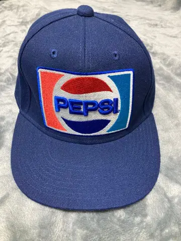 미사용 PEPSI 자수 로고 야구 모자 네이비 1990~2000
