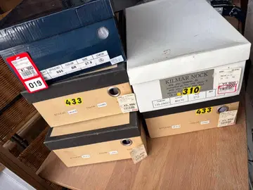 남성용 가죽 신발 5종 세트