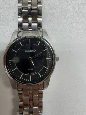 SEIKO 솔라 블랙 정크제품
