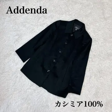 Addenda 캐시미어 100% 자켓 블랙 코트