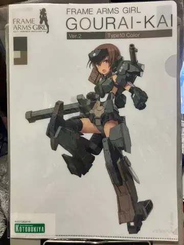 도도로키 카이 A4 클리어 파일 프레임 암즈 걸