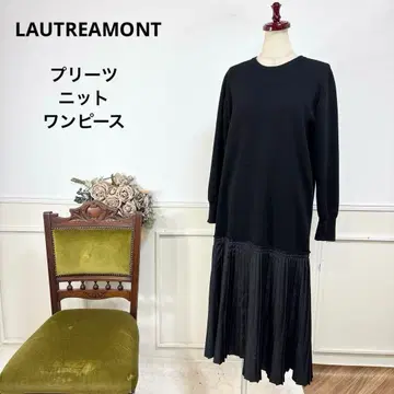 96 새상품급 LAUTREAMONT 플리츠 니트 원피스