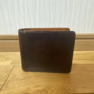 Paul Smith 가죽 접이식 지갑 다크 브라운