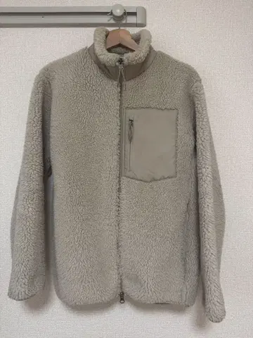 플리스 자켓 베이지