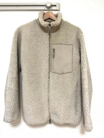 플리스 자켓 베이지