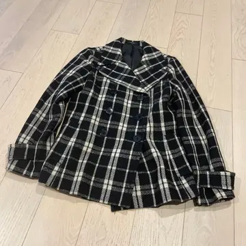 COMME CA ISM 체크 무늬 자켓 12-48