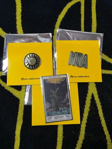 Mrs. GREEN APPLE 핀 배지 세트