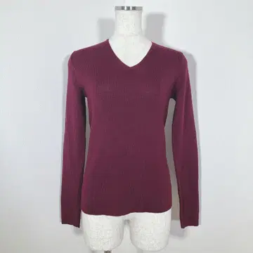 J.CREW 제이크루 니트 스웨터 모 100% 긴팔 V넥 S