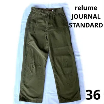 relume JOURNALSTANDARD 치노 팬츠 카고 카키 36 S