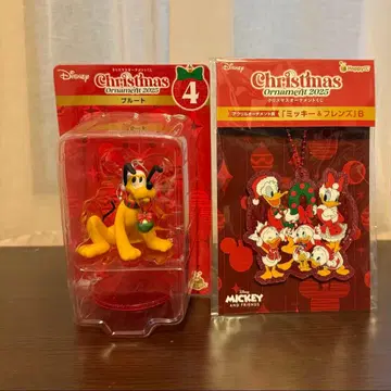 Disney 2025년 크리스마스 오너먼트 세트