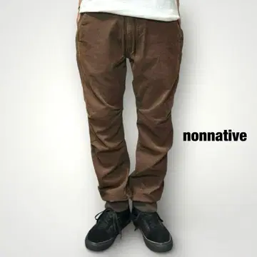 nonnative 코듀로이 이지 팬츠 스트레치 페이드 가공 일본제