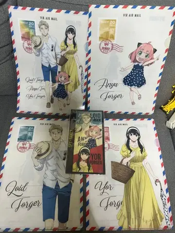 spy x family 마츠키요&코코카라 콜라보 클리어 파일 멀티 케이스