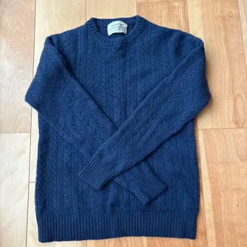 SHIPS 캐시미어 니트 스웨터 L 네이비