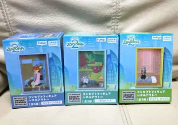 주토피아 2 컨셉 피규어 칠아웃 전 3종 미개봉 새상품