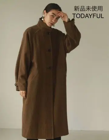 미사용 TODAYFUL 울 래글런 코트
