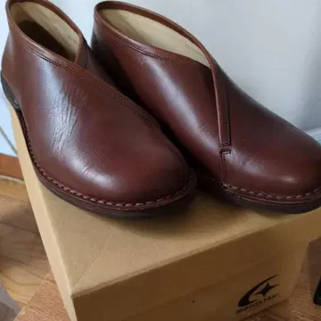 문스타 브라운 가죽 로퍼 여성용 24cm 일본제