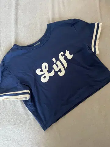 Lyft 네이비 반팔 T셔츠 L