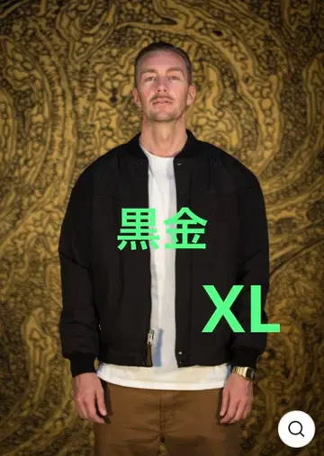 새상품 블랙 골드 XL 더비 오브 샌프란시스코 더비 자켓 기무라 타쿠야