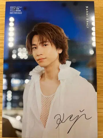 쇼지 코헤이 월간 더 텔레비전 엽서