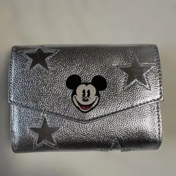 ACCOMMODE 미키마우스 실버 지갑
