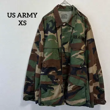 미군 카모플라쥬 자켓 XS 카모 패턴 밀리터리 구제 의류