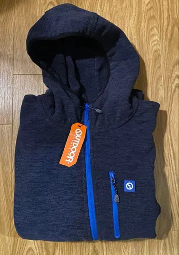 OUTDOOR 플리스 후드티 L 사이즈 네이비