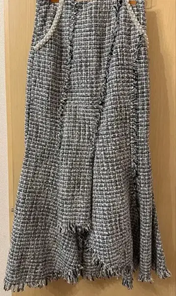 LILY BROWN 트위드 플레어 스커트 사이즈 0