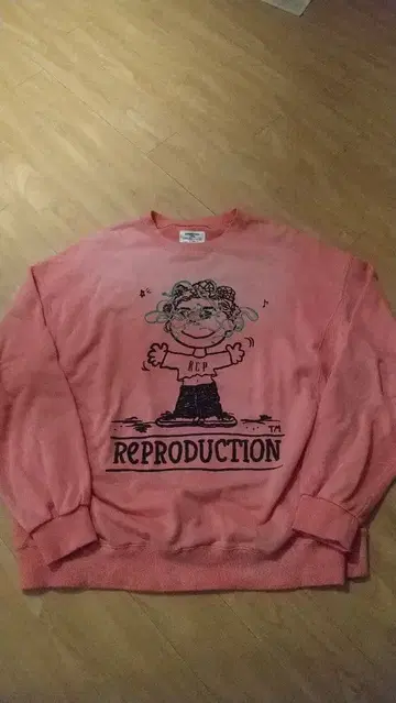RePRODUCTION LABEL 리프로덕션라벨 맨투맨 레어