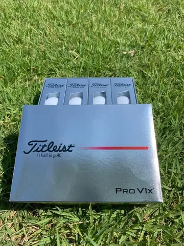 [ 새상품, 미사용 ] Titleist Pro V1x 골프공 1더즌