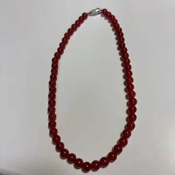 마노 목걸이 실버 클로징