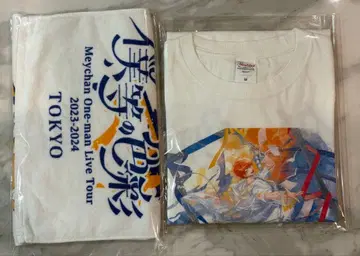 메이짱 우리들의 색채 투어 T셔츠와 페이스 타월 2종 세트 새상품급