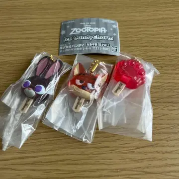 주토피아 아이스캔디 참 3개 세트 닉 주디 캔디