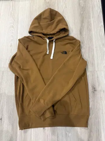 THE NORTH FACE 브라운 후드 부착 후드티