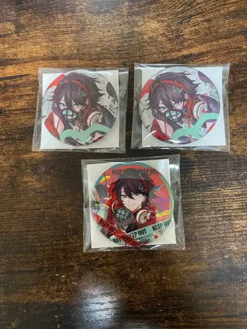 니지산지 사에구사 아키나 Stun Mode 캔뱃지