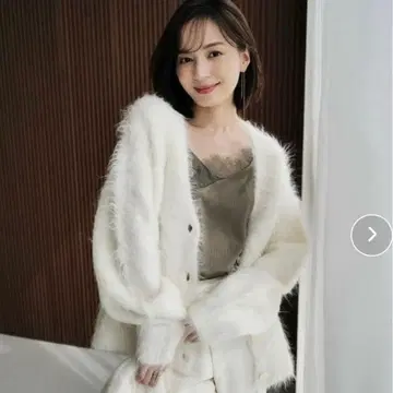 anuans/아뉴앙스 쓰리 알파카 니트 가디건