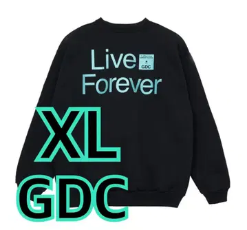 GDC kinski live forever 크루 스웨트 XL