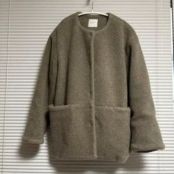 북유럽 라이프스타일 잡화점 노카라 자켓 베이지 플리스풍