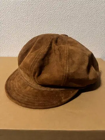 NEW YORK HAT ca4la 가죽 헌팅 캡 USA 제