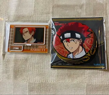 매쉬 도트 캔뱃지 미니 아크릴 스탠드 아크스타 2점 세트