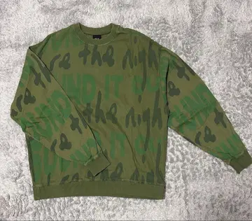 ZARA 맨투맨 카모 패턴