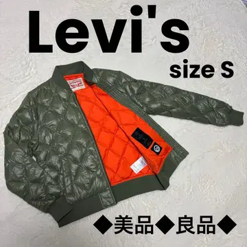 새상품급 고품질 Levi's 퀼팅 자켓 올리브 그린 사이즈 S